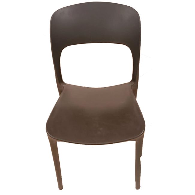 Silla Plástica Negra Curve