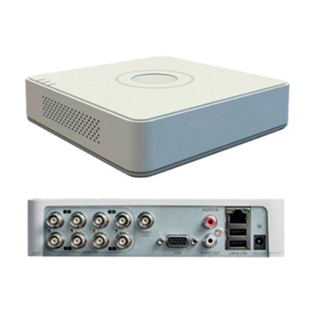 DVR 8 CANALES HD 720P 1 AUDIO HIKVISION DS-7108HGHI-F1